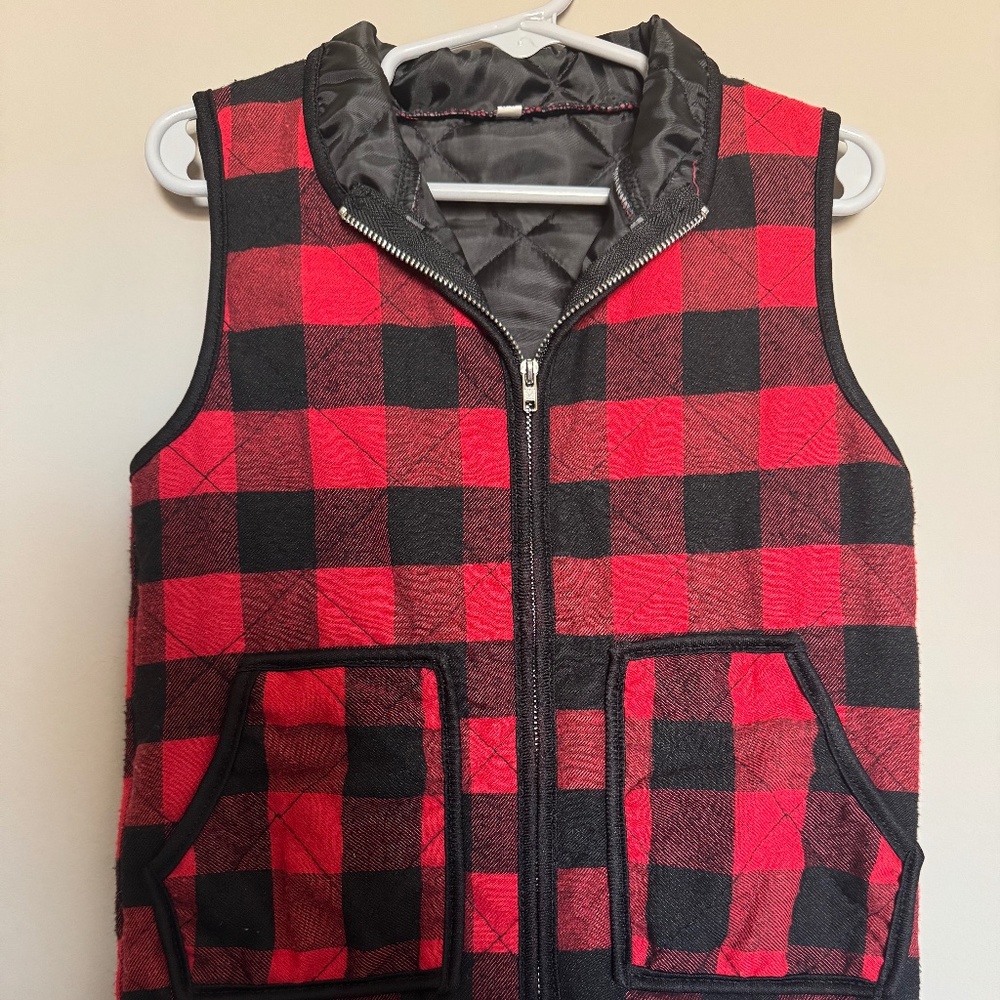 Plaid Vest